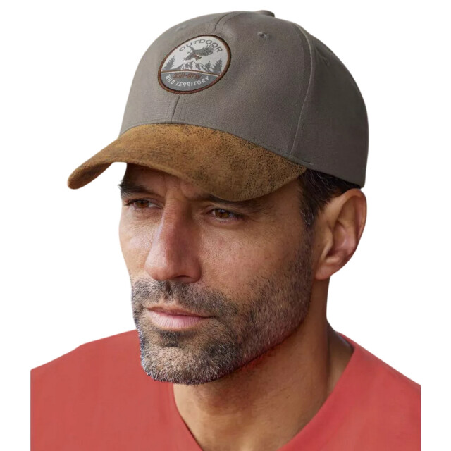 Atlas For Men Dubbel materiaal kap UTAF1938_greybrown large