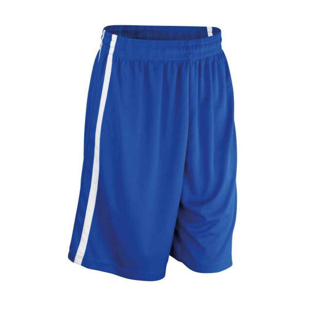 Spiro Impact Heren quick dry basketbal shorts UTLT2934_royalbluewhite large
