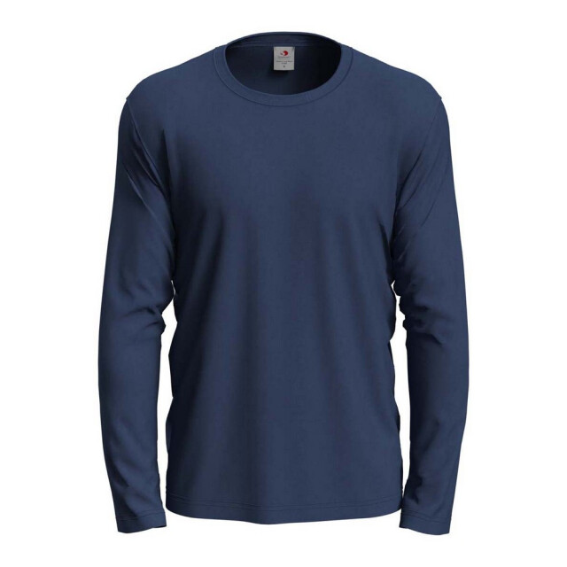 Stedman Stars Heren klassiek t-shirt met lange mouwen UTLT3077_navyblue large