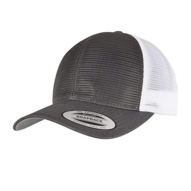 Flexfit 360 tweekleurige omnimesh cap UTLT2918_charcoalwhite large