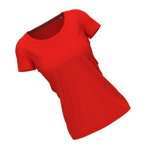 Stedman Stars Dames stretch t-shirt UTLT3594_scarletred large