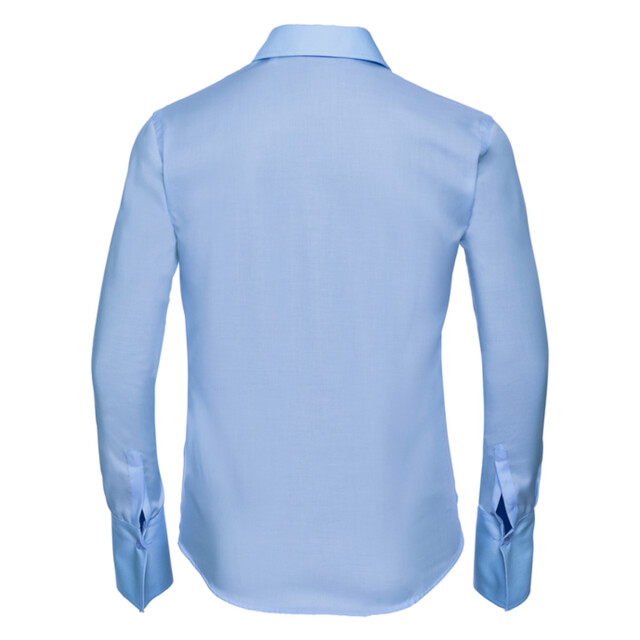 Russell Athletic Dames ultimate non-iron getailleerde overhemd met lange mouwen UTLT4639_brightsky large