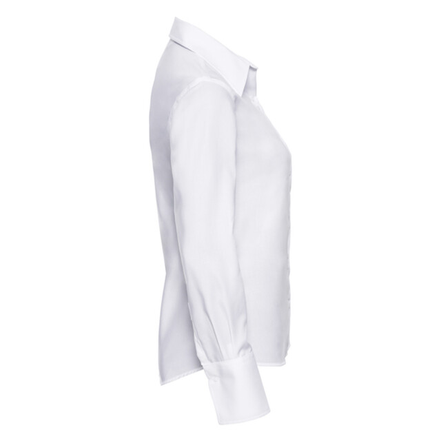 Russell Athletic Dames ultimate non-iron getailleerde overhemd met lange mouwen UTLT4639_white large
