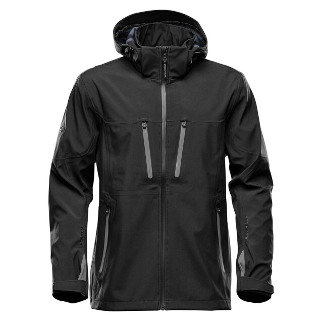 Stormtech Heren patrol soft shell jas UTLT4644_blackcarbon large