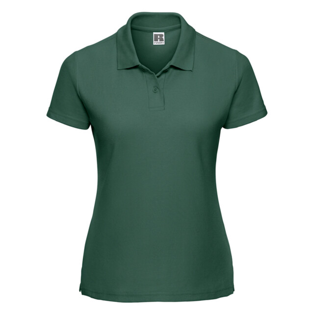 Russell Athletic Dames klassiek polycotton poloshirt UTLT4667_bottlegreen large