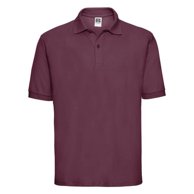 Russell Athletic Heren klassiek polycotton poloshirt UTLT4652_burgundy large