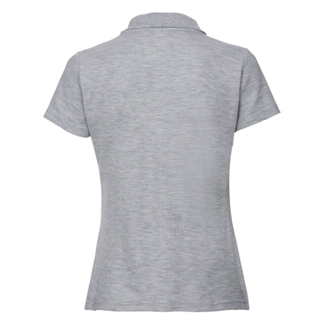 Russell Athletic Dames klassiek polycotton poloshirt UTLT4667_lightoxfordheather large