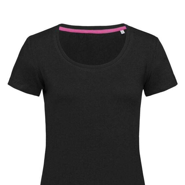 Stedman Stars Dames stretch t-shirt UTLT3594_blackopal large