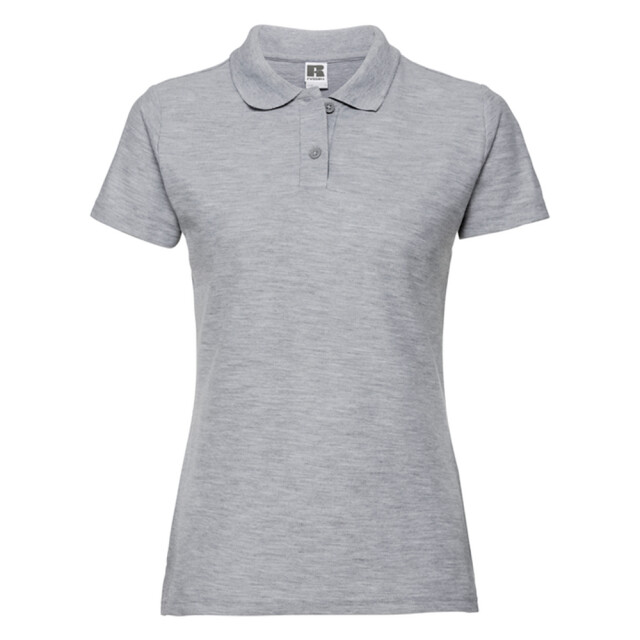 Russell Athletic Dames klassiek polycotton poloshirt UTLT4667_lightoxfordheather large
