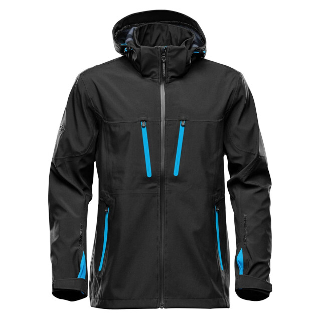 Stormtech Heren patrol soft shell jas UTLT4644_blackelectricblue large