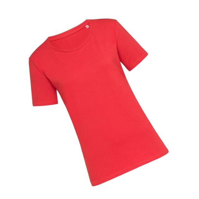 Stedman Stars Dames katoen stretch relaxed fit t-shirt UTLT4766_scarletred large
