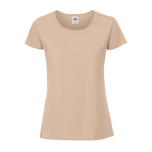 Fruit of the Loom Dames iconic 190 t-shirt UTLT6250_desertsand large