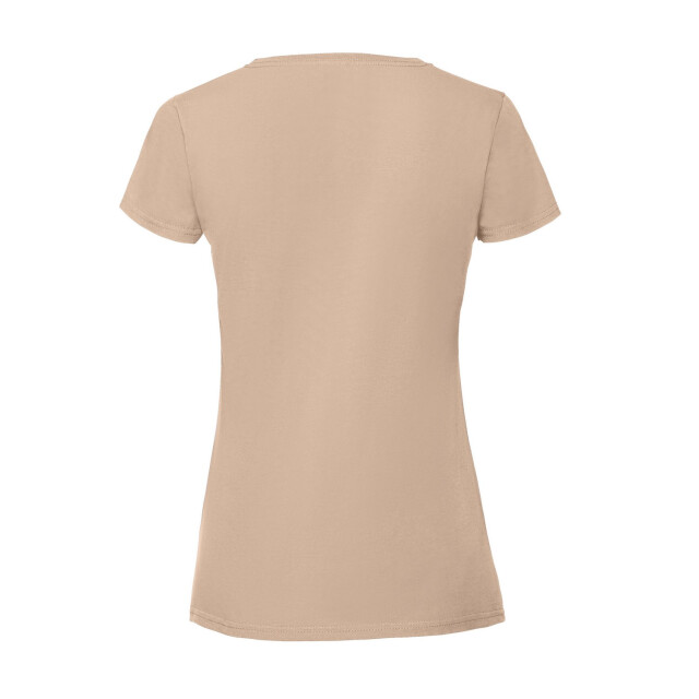 Fruit of the Loom Dames iconic 190 t-shirt UTLT6250_desertsand large