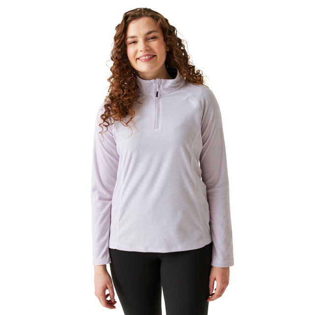 Regatta Geweldige outdoor dames montes half zip fleece top UTRG1953_lilacfrost large