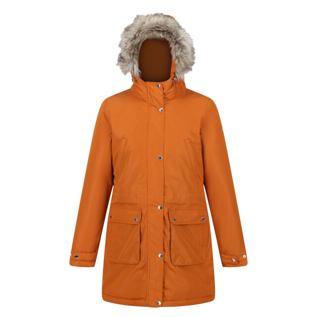 Regatta Dames voltera verwarmd waterdicht jasje UTRG6143_burntcopper large
