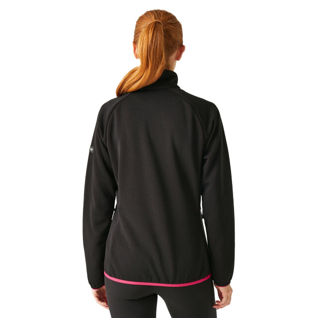 Regatta Dames ravenhill full zip fleece top UTRG9742_blackpinkpotion large
