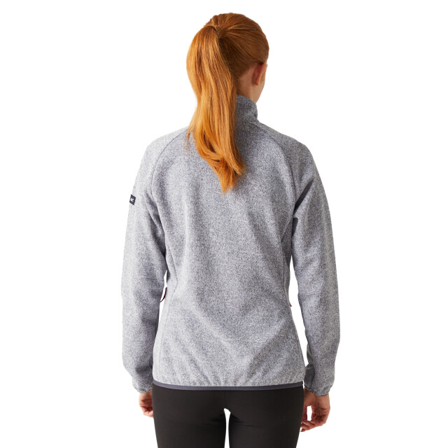 Regatta Dames ravenhill full zip fleece top UTRG9742_whiteflamingopink large