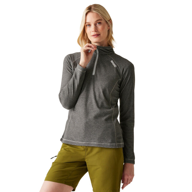 Regatta Geweldige outdoor dames montes half zip fleece top UTRG1953_darklightsteel large