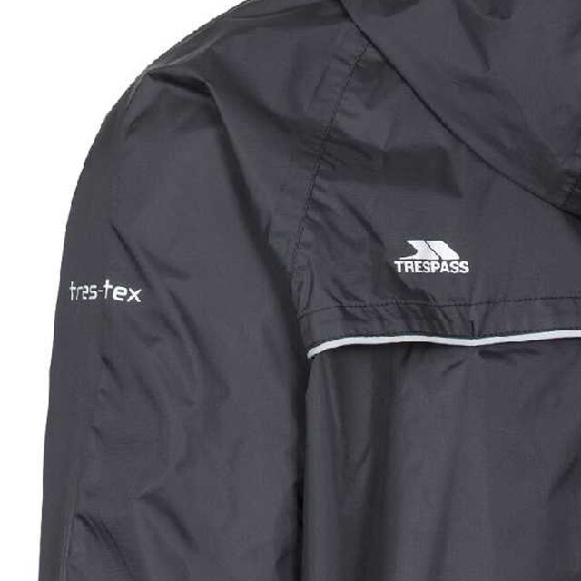 Trespass Unisex qikpac x opbergbare jas UTTP4773_black large