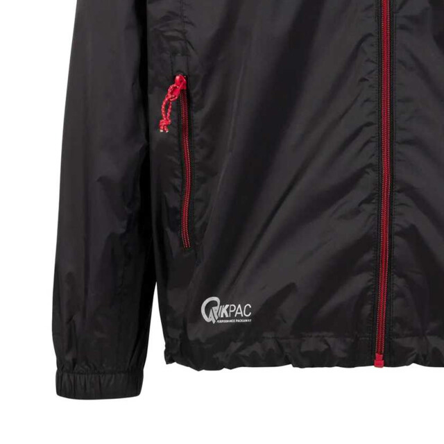 Trespass Unisex qikpac x opbergbare jas UTTP4773_blackred large