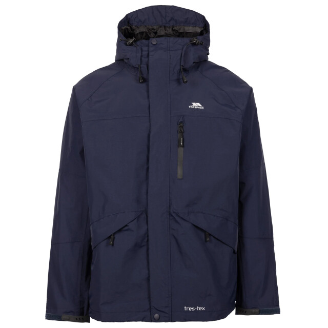 Trespass Heren corvo waterbestendige jas met capuchon UTTP296_navy large