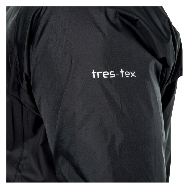 Trespass Volwassenen unisex qikpac packaway waterdicht jasje UTTP433_black large