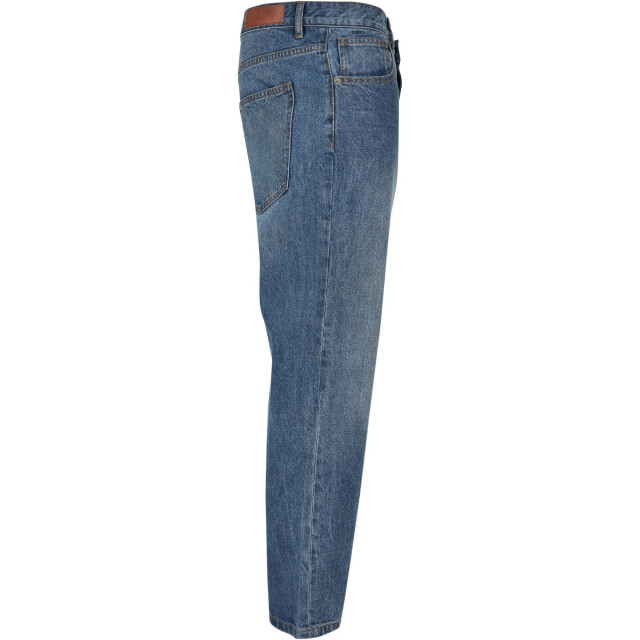 Urban Classics Heren cropped tapered jeans UTTN444_middeepblue large