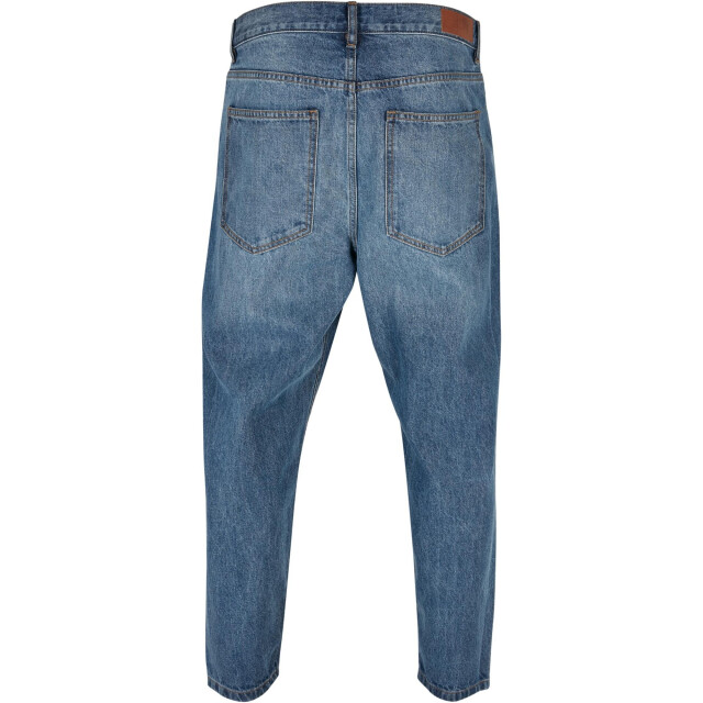Urban Classics Heren cropped tapered jeans UTTN444_middeepblue large