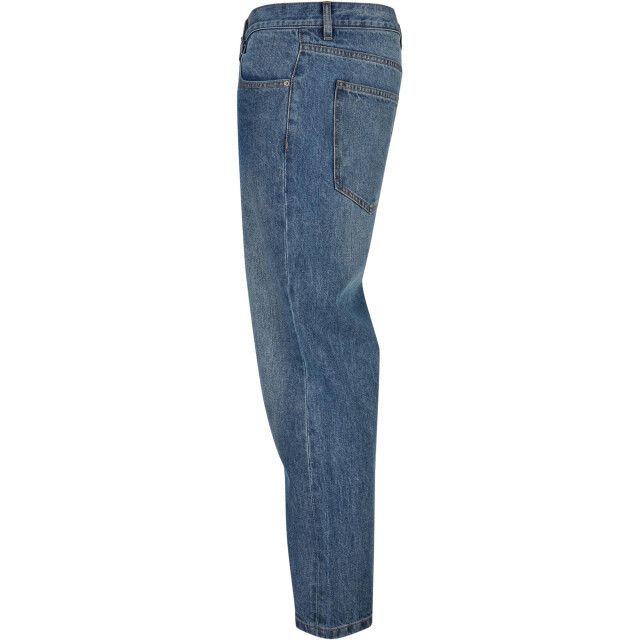 Urban Classics Heren cropped tapered jeans UTTN444_middeepblue large