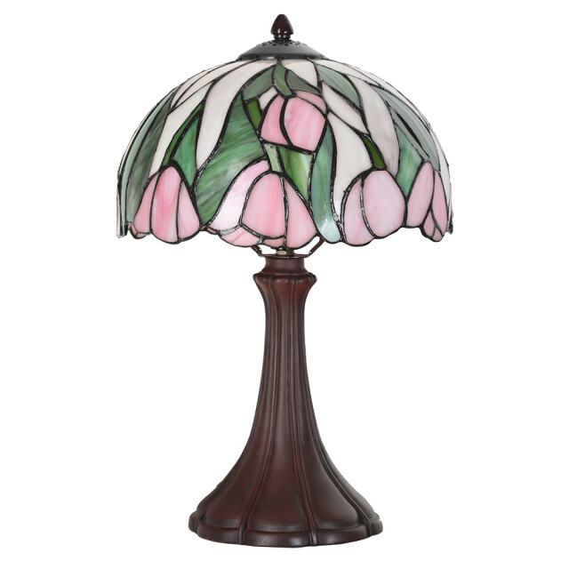 LumiLamp Tiffany tafellamp Ø 25x40 cm glas tiffany bureaulamp 2642077 large