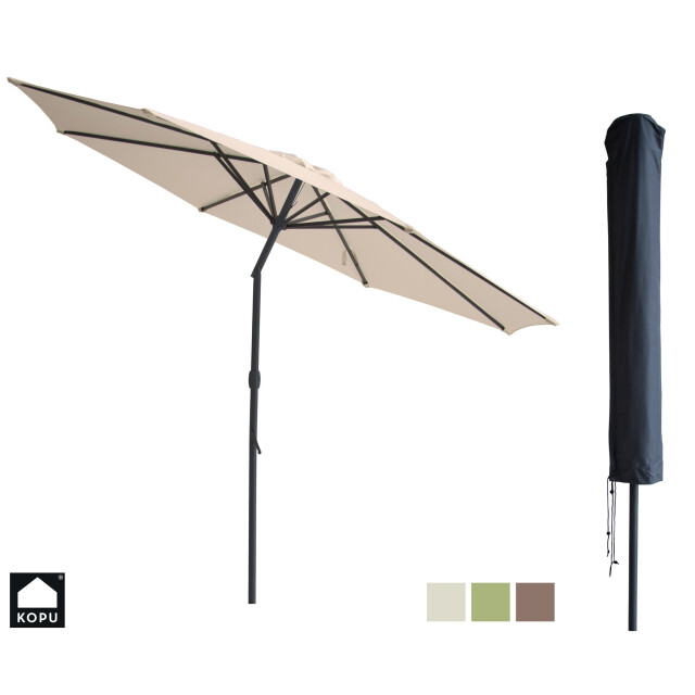 Kopu ® valencia parasol rond 300 cm met beschermhoes - 2934597 large