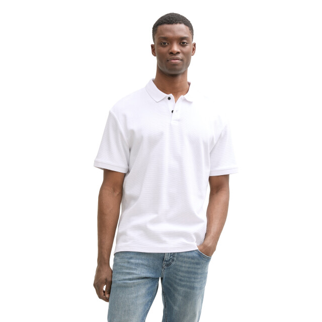 Tom Tailor Relaxed structured polo 1045600 large