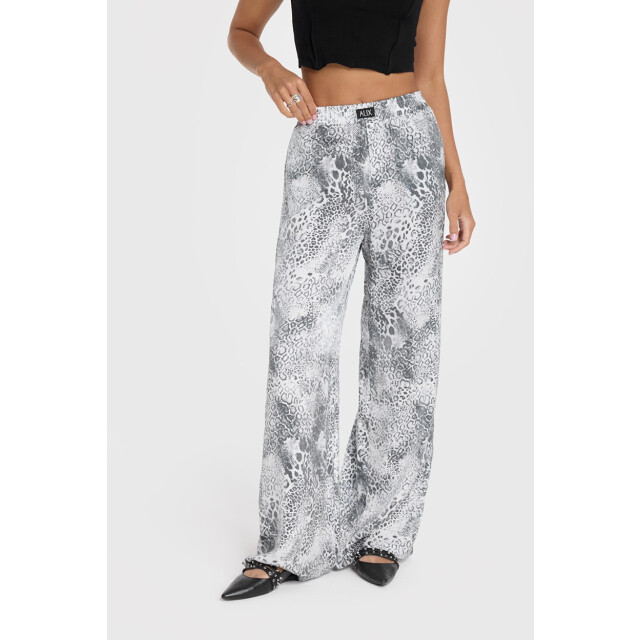 Alix The Label Woven animal wide leg pants dessin 4109.88.0062 large