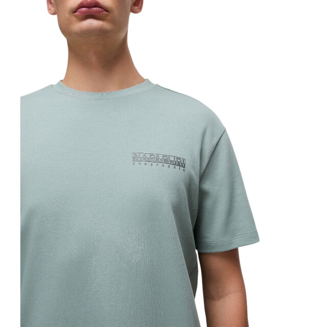 Napapijri Vanni t-shirt Napapijri Groen Vanni T-Shirt Voor Heren Katoen T-Shirt large