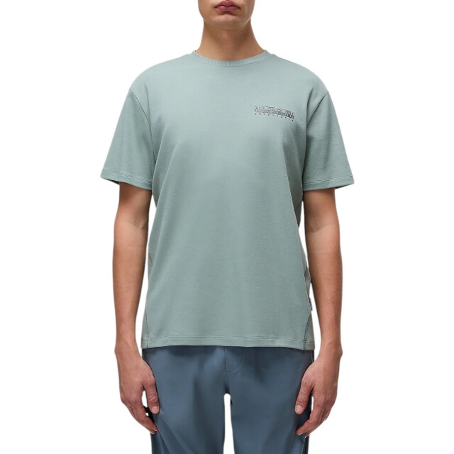 Napapijri Vanni t-shirt Napapijri Groen Vanni T-Shirt Voor Heren Katoen T-Shirt large