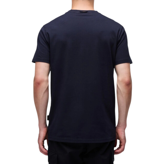 Napapijri S-bollo 2 t-shirt Napapijri Blauw S-BOLLO 2 T-shirt Voor Heren Katoen large