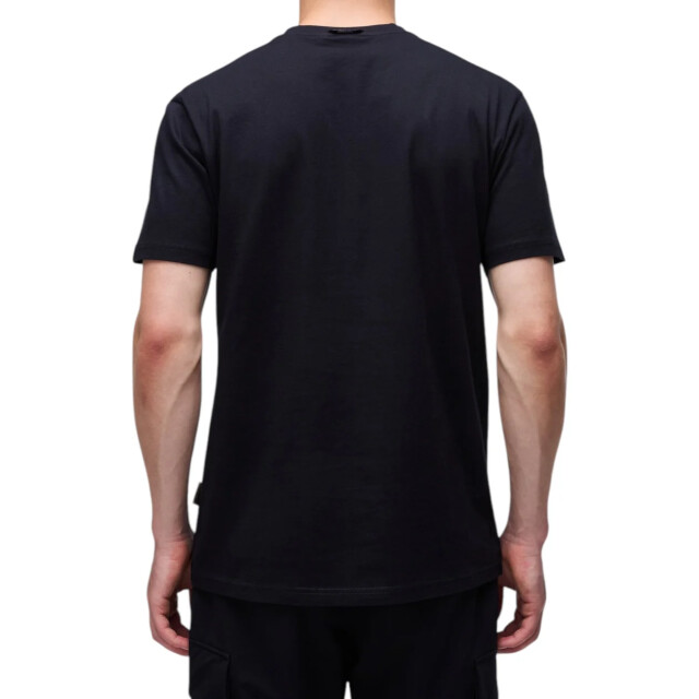 Napapijri S-bollo 2 t-shirt Napapijri Zwart S-BOLLO 2 T-shirt Voor Heren Katoen large