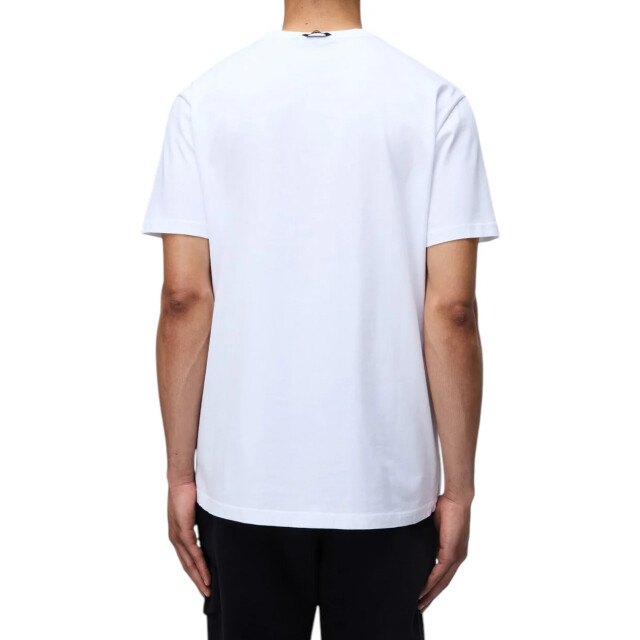 Napapijri S-bollo 2 t-shirt Napapijri Wit S-BOLLO 2 T-shirt Voor Heren In Katoen large