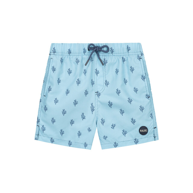 Shiwi Zomer zwembroek jongens hemels , koraal milo 2525104456 - 6713 - blue sky sketched coral large