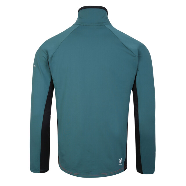 Dare2b Heren substratum core stretch full zip midlayer UTRG8714_mediterraneangreentrailblazeorangeblack large
