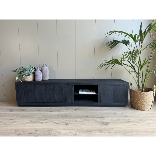 Old Inn Tv meubel oslo zwart 200cm 2892368 large