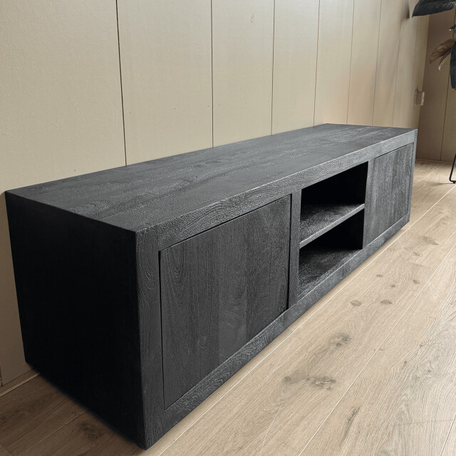 Old Inn Tv meubel oslo zwart 160cm 2892370 large