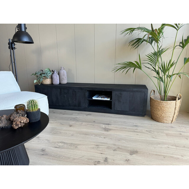 Old Inn Tv meubel oslo zwart 200cm 2892368 large