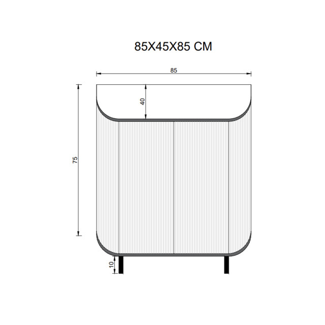 Old Inn Dressoir rome 85cm 2950333 large