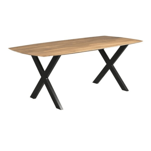 Old Inn Eetkamertafel mango deens ovaal 240x100 cm met x poot 2892380 large