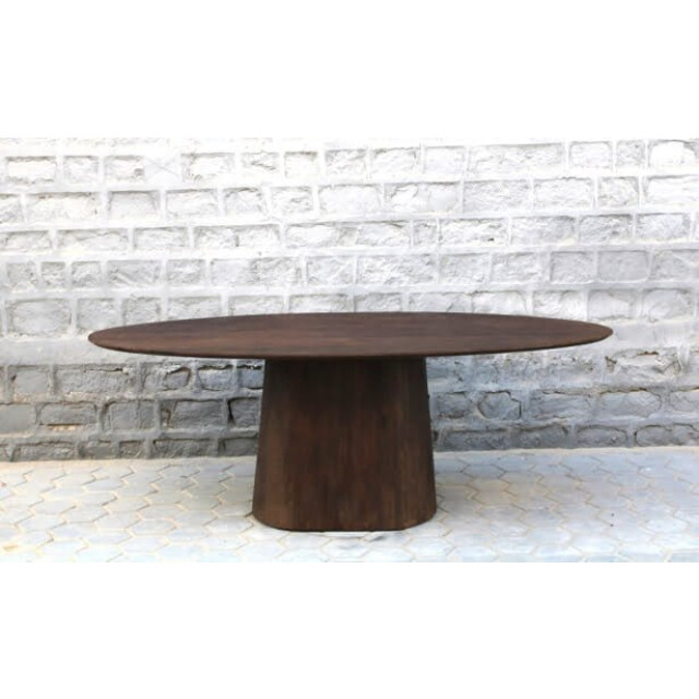 Old Inn Eetkamertafel oslo ovaal bruin 240cm 2950345 large