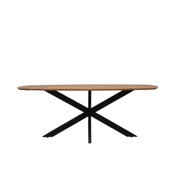 Old Inn Eetkamertafel mango deens ovaal 240x100 cm met spinpoot 2892377 large