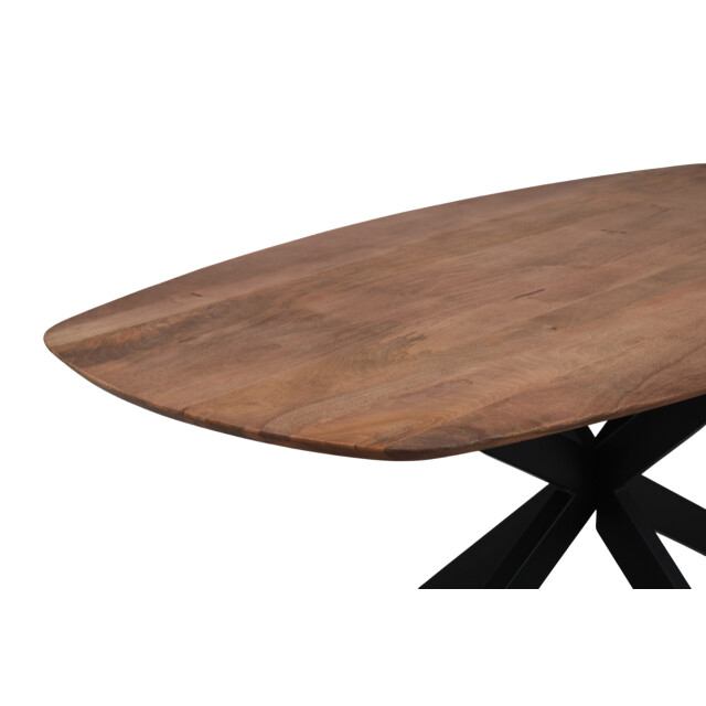 Old Inn Eetkamertafel mango deens ovaal 240x100 cm met spinpoot 2892377 large