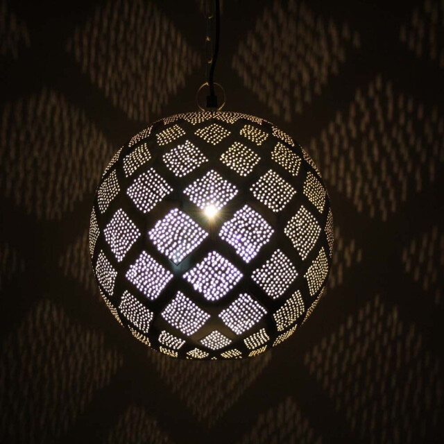 Safaary Oosterse hanglamp fatiha Ø 30 x 36cm LZC2601BHSL large