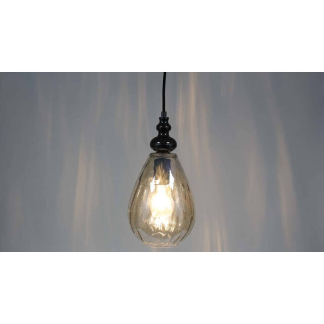 Safaary Hanglamp van glas champagnekleurig grazi Ø 15 x 31cm SF0313285 large
